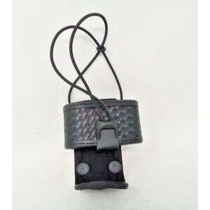 TUFF PRODUCTS  Ballistic NYLON/Leather Universal Radio Holder -Fits most radios